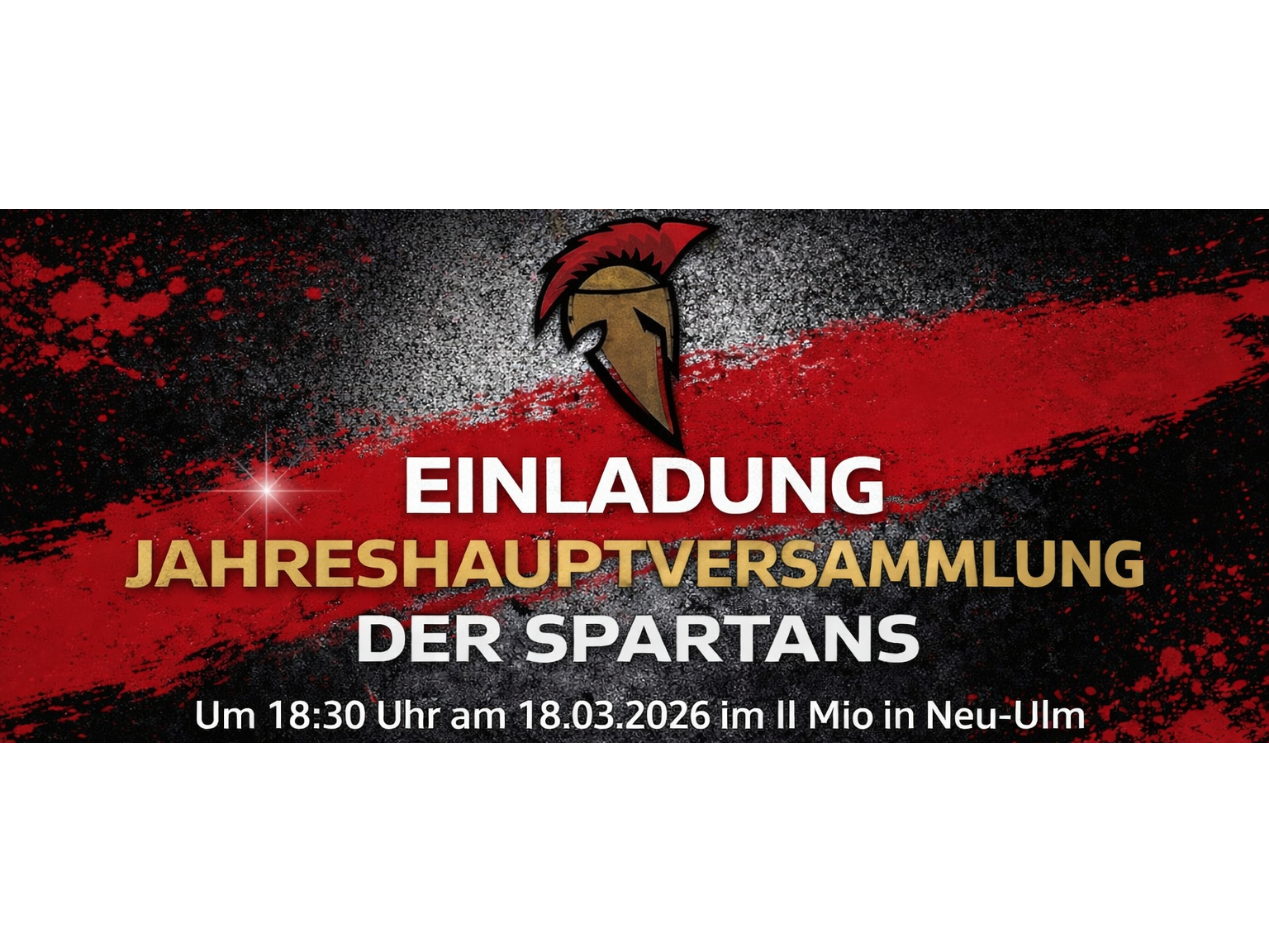 Einladung zur Jahreshauptversammlung der Abt. American Football TSV 1880 Neu-Ulm e.V. am 18.03.2026