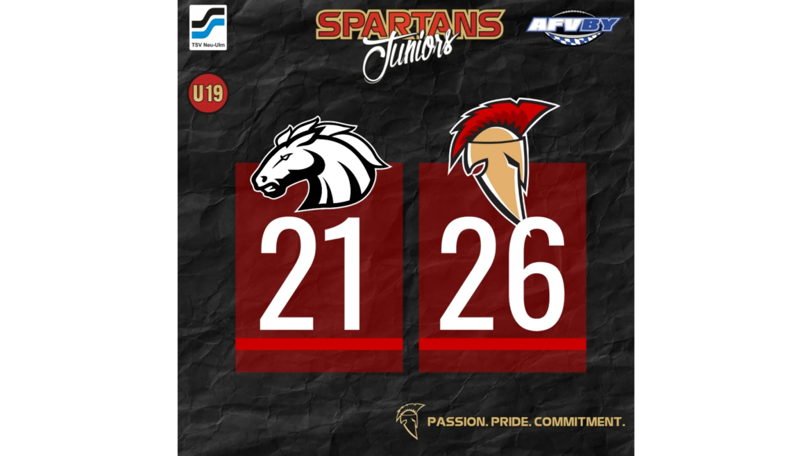 Zweiter Sieg für junge Spartans